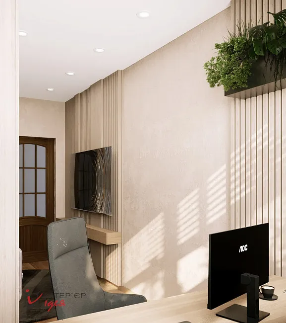 Современный кабинет дома, 11 м2