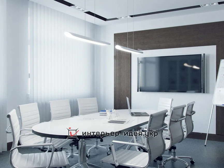 Дизайн переговорной комнаты "Украинского центра томотерапии"