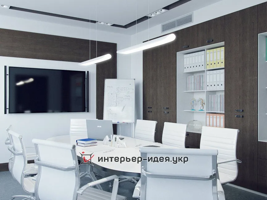 Дизайн переговорной комнаты "Украинского центра томотерапии"