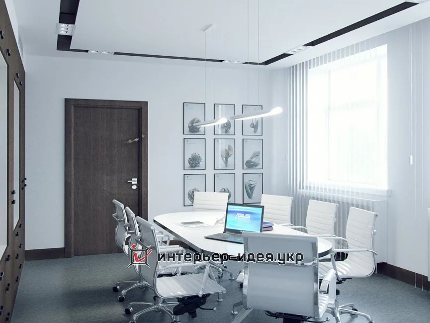 Дизайн переговорной комнаты "Украинского центра томотерапии"